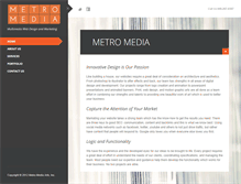 Tablet Screenshot of metromediaarts.com